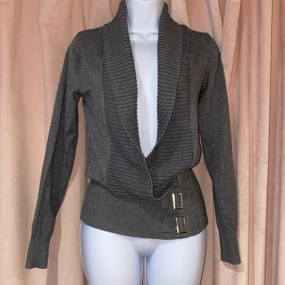 Gray longsleeve sweater